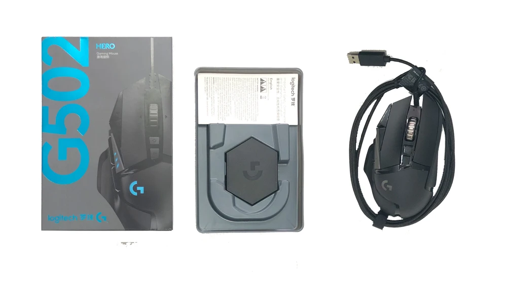 Оригинальная игровая мышь logitech G502 HERO с высокой производительностью 16000 dpi, 11 настраиваемых кнопок и встроенной памяти G502, обновление RGB