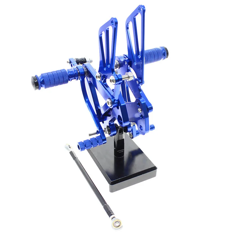 FX CNC мотоциклетные задние наборы Подножки задние наборы тормоза рычаг переключения передач для KAWASAKI ZX9R ZX 9R 1999 2000 2001 2002 2003 - Цвет: Синий