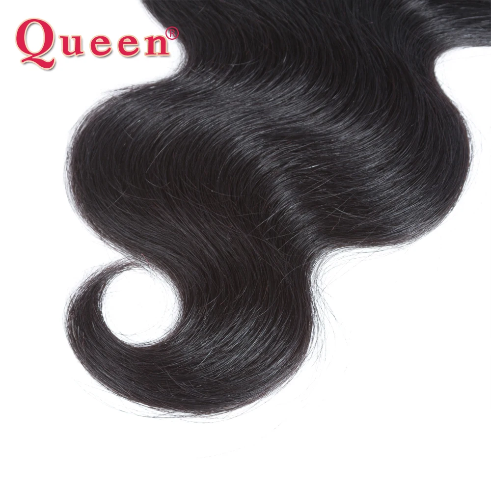 Queen hair Products перуанские волнистые пучки с закрытием Remy 3 пучка человеческих волос с закрытием Детские волосы для наращивания