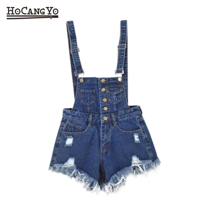HCYO Denim Rompers Womens Jumpsuit Plus Size Casual Rompers for Women Sexy Bodysuit Hole Denim Playsuit Women Jumpsuit Rompers Jumpsuits and Playsuits