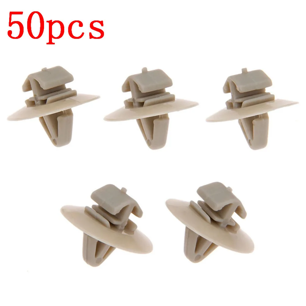 50pcs Side Moulding/Door Trim Clips Exterior Door Card Panel Retainers