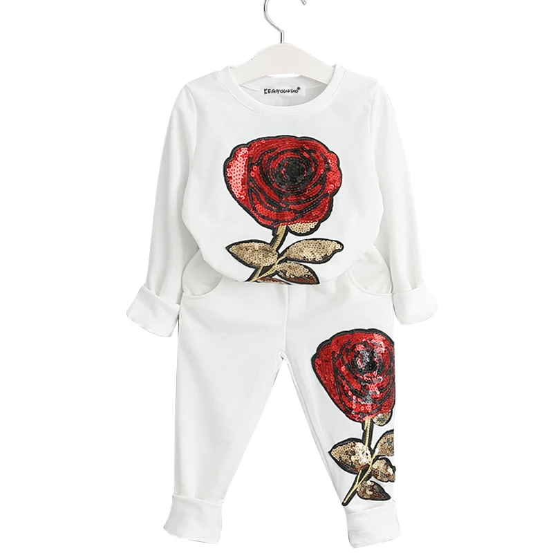 

Children Clothing Toddler Girls Clothes 2019 Autumn Boys Clothes 2pcs Outfit Kids Clothes Girls Suit For Girls Tracksuit Sets