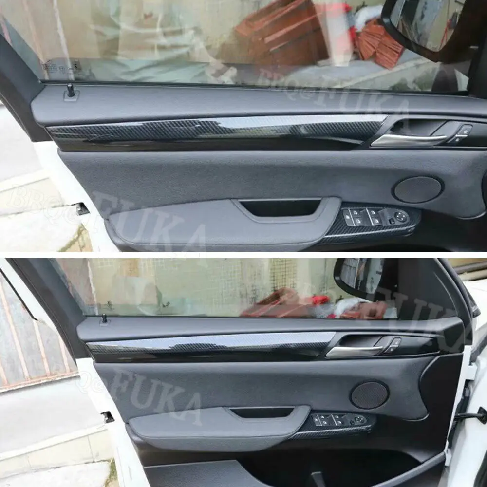  Auto Car Accessories 2016 For 2011 2012 2013 2014 2015 BMW X3 F25 X4 Carbon Fiber Style Interior Ge