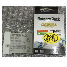 NB-7L NB 7L lithium battery NB7L Digital camera battery For Canon PowerShot G10 G11 G12 SX30