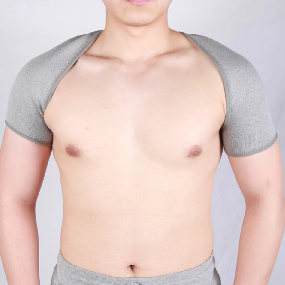 

New Shoulder Support Support Brace Strap Bamboo Charcoal Fiber Protector Compression Wrap Strap Band for Gym Sport
