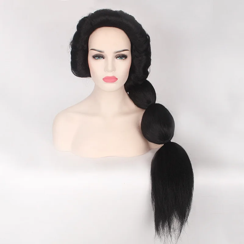 LIVA GIRL Movie Aladdin and the magic lamp Princess Jasmine Black Long wig Braid Role Play costumes LIVA GIRL Movie Aladdin and the magic lamp Princess Jasmine Black Long wig Braid Role Play costumes
