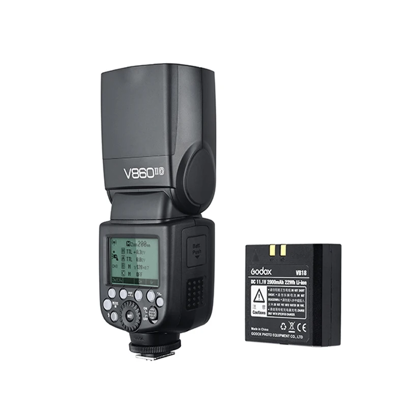 Godox Ving TTL HSS 1/8000 литий ионная батарея вспышка Speedlite для Olympus Panasonic V860II O E M10II G7 G6 GH4|flash