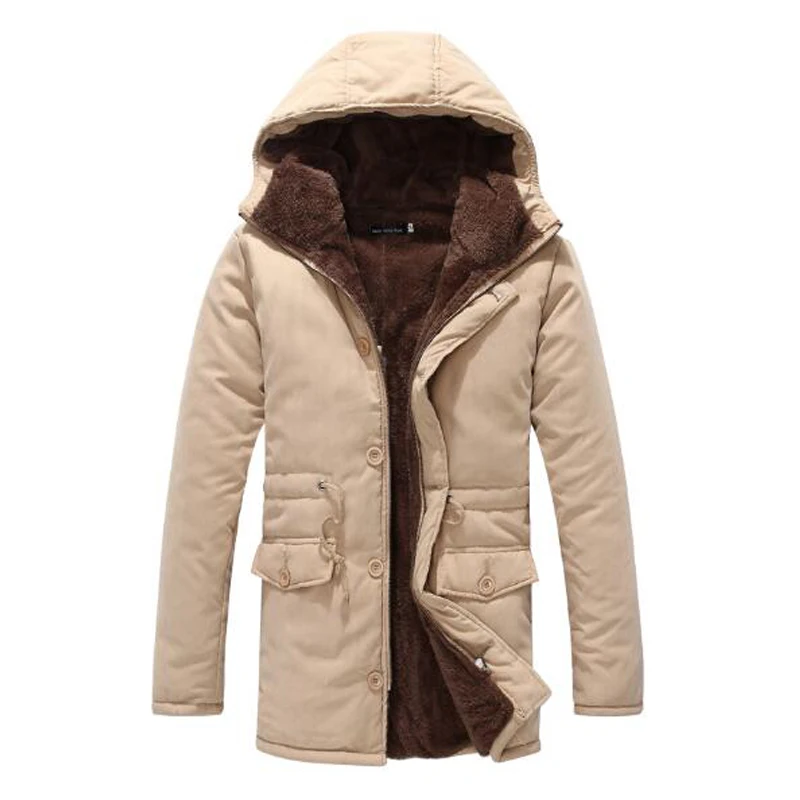 Горячая Распродажа модные зимние куртки мужские хлопковые облегающие зимние парки теплые толстые мужские пальто Студенческая куртка