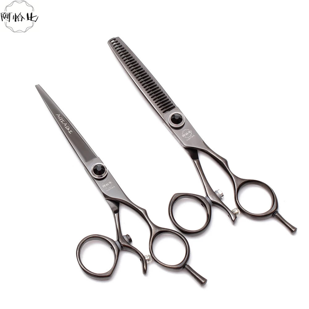 Professional Hairdressing Scissors A9019 6" 440c Thinning Scissors Barber Shears Cutting Shears