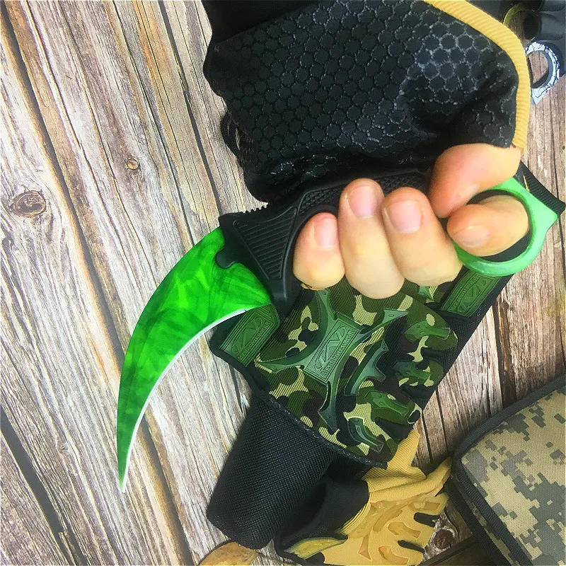 Пегаси бабочка в ноже CS GO Karambit нож практика складной нож бабочка тренажер игра нож тупое лезвие без края инструмент