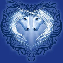 5D DIY Алмазная картина Единорог Лошадь Полный Круглый Алмаз Стразы Вышивка животное вышивка крестиком Наклейка на стену домашний декор