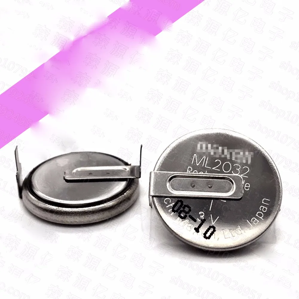 Новая аккумуляторная батарея ML2032 T6 ML2032T6 2032 3V 65mah Кнопочная сварочная ножка|rechargeable