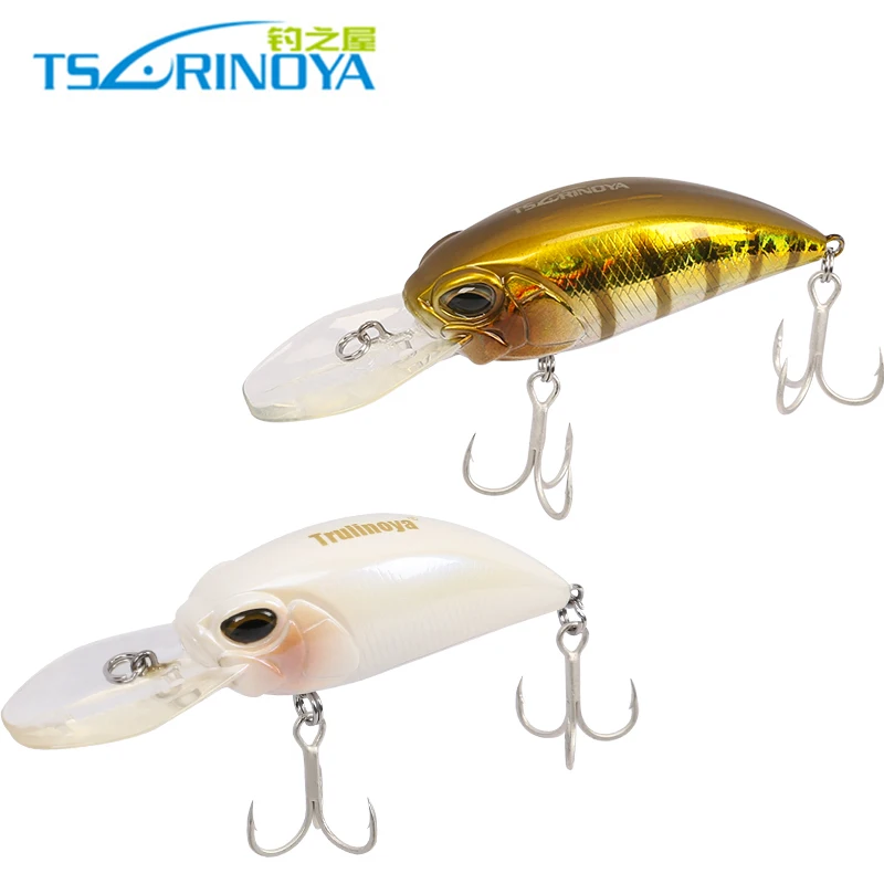 Trulinoya сумашедшая Рыбалка приманки 60mm 16g тяжелый Crankbait вода глубина жесткая искусственная приманка наживка Тройной крюк воблер