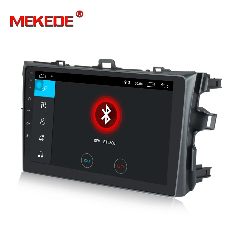 Sale MEKEDE Car multimedia player Radio stereo Car Android 8.1 For toyota corolla 2007-2011 with Navigation Stereo  (No dvd) WIFI BT 2