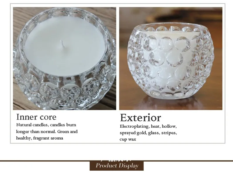 Crystal Ball Glass T.light Candle Holder Birthday Decorative Candles Holder 3 X 3 Inch 1- Pcs