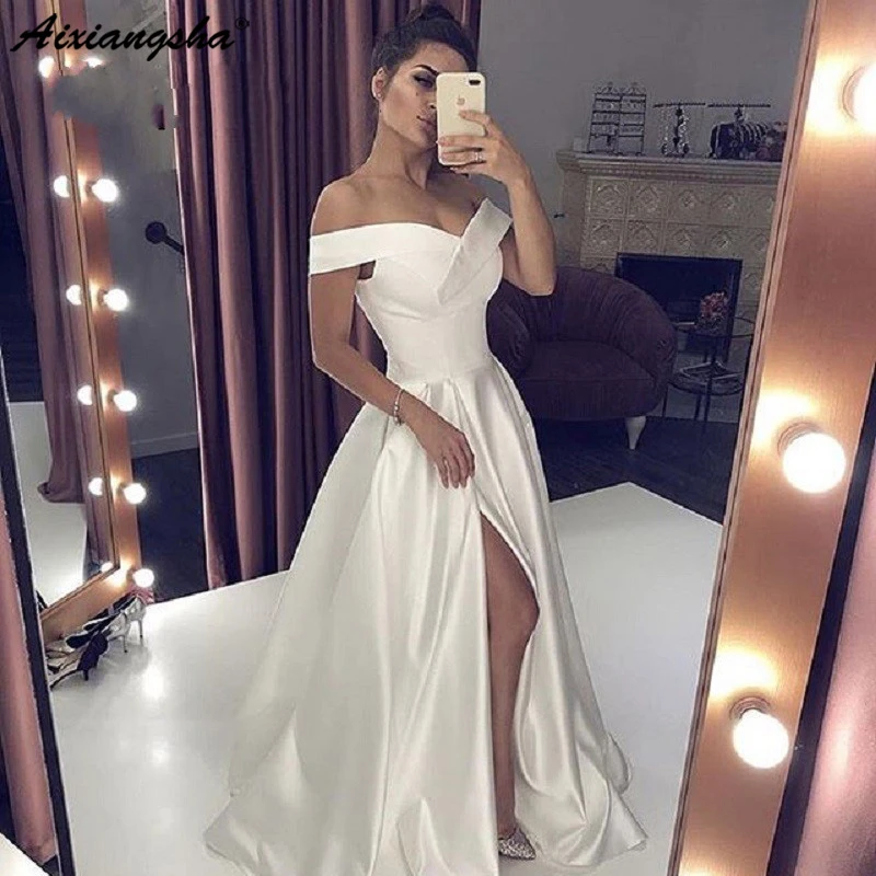 white prom gowns 2019