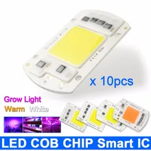 

[DS] CE 10Pcs LED Integrated IC 220v 25w~50w Cold/Warm/Grow COB chip 20W 30W Matrix LED DIY Projector Outdoor Street Flood Light