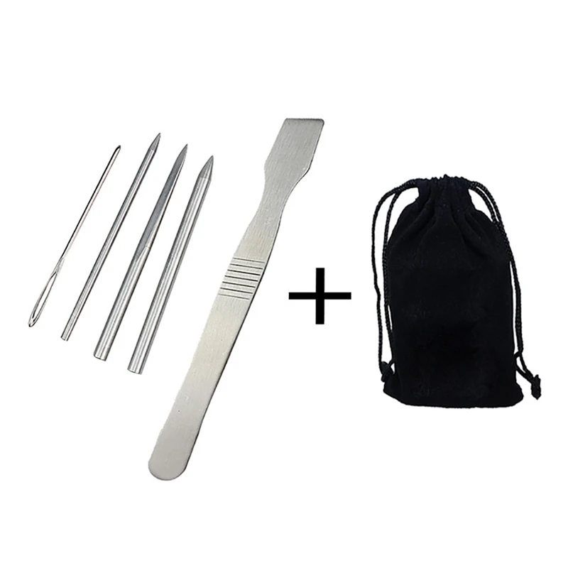 

Paracord Stitching Needles Set Stainless Steel portable Lacing Smoothing Tool For Bracelet Laces Strings outdoor tools