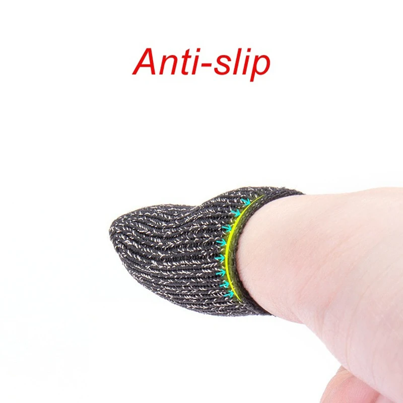 Дышащий Пальчиковый рукав игровой джойстик контроллер Sweatproof Fingerstall Dedil Cots Vinger Mouw для мобильного телефона Manga Del Dedo