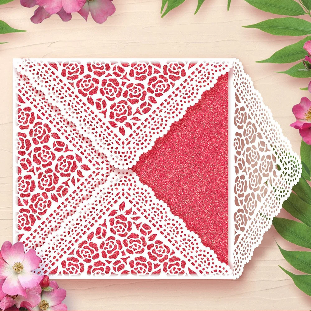 

New Lace Border Decorative Paper Cards Cut Dies Stencils DIY Cutting Template Scrapbooking Photo Album Knife Mold Handcrafts