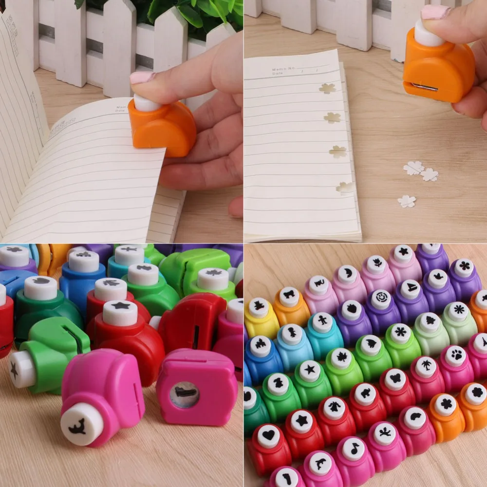 

21-40 LOVELY New Printing Paper Hand Shaper Scrapbook Tags Cards Craft DIY Punch Cutter Tool
