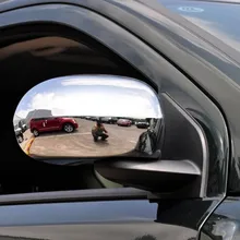 Внешний chrome Аксессуары для dodge caliber out side задней двери вид резервного копирования зеркало декоративное покрытие рамка стикер 2008 2011