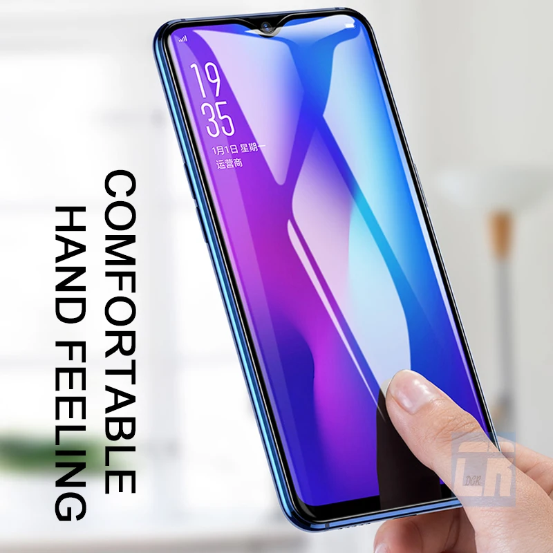 Закаленное стекло 11D с изогнутыми краями для OPPO A3S A5 K1 R17 F1 F9 F11Pro Защита экрана F5 F7 A7