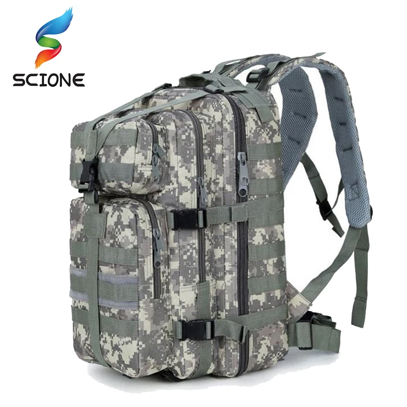 Günstige Heißer 35L Wasserdichte Military Tactical Assault Pack Rucksack Armee Molle Tasche Kleine Rucksack Für Outdoor Wandern Camping Jagd