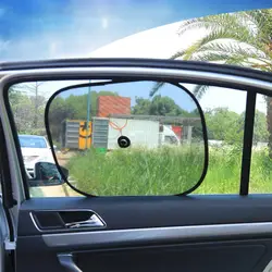 2 шт., автомобильные солнцезащитные шторы, задние оконные шторы, сетчатый козырек, экран, защита от ультрафиолетовых лучей
