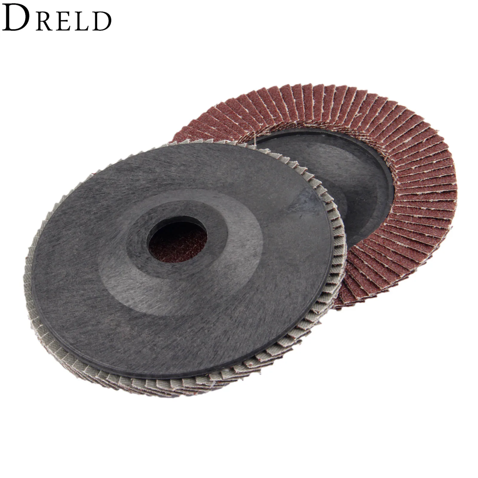 DRELD 1Pc 5 Inch 125mm Sanding Flap Discs Polishing Grinding Wheel Abrasive Tools Grit 60 for Angle Grinder Dremel Rotary Tool angle-grinder-grinding-wheel
