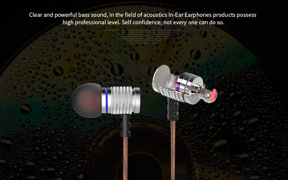 KZ ED/EDR2 наушники-вкладыши Серебристые авиационные металлические наушники из алюминиевого сплава удобные наушники 3D стерео бас Hifi наушники