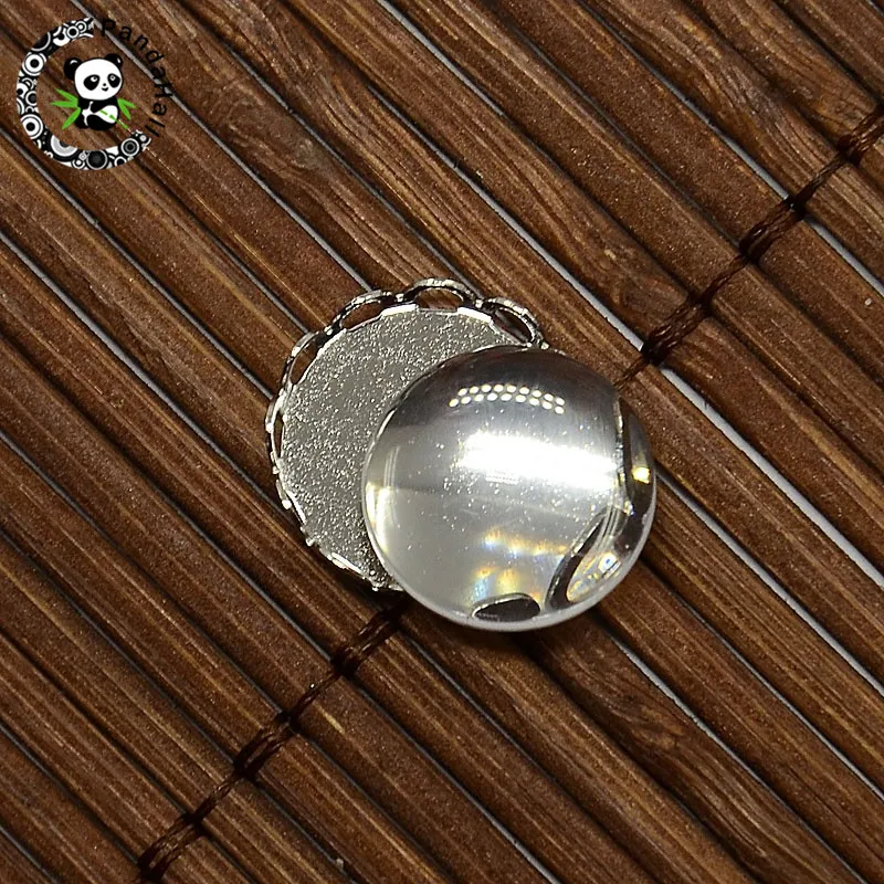 Прозрачная стеклянная лупа с купольным покрытием кабошона 10 мм для DIY кабошон