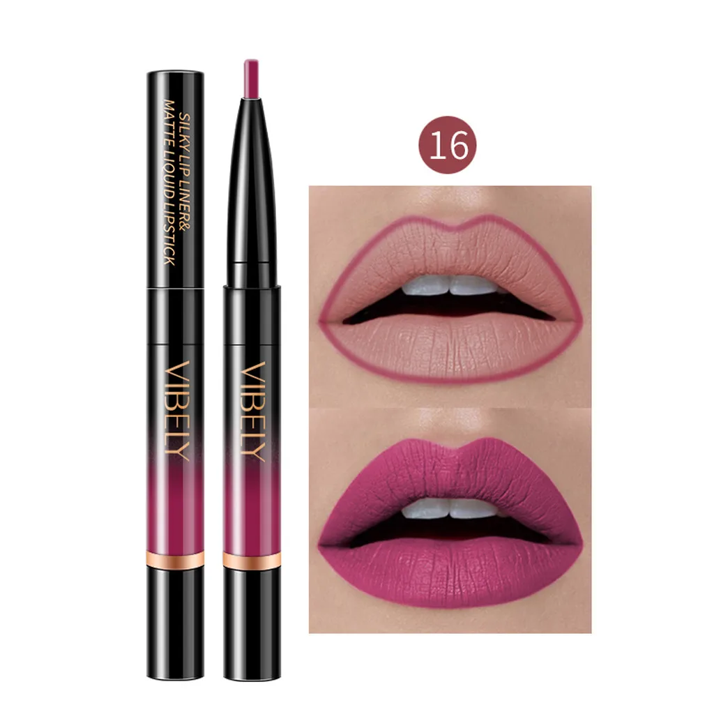 Buy 16 Color Double end Lasting Lipliner Waterproof
