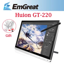 Huion GT-220 21.5 » IPS панель жк-цифровой планшет монитор видеокарта интерактивный дисплей tableta grafica + зарядка ручка