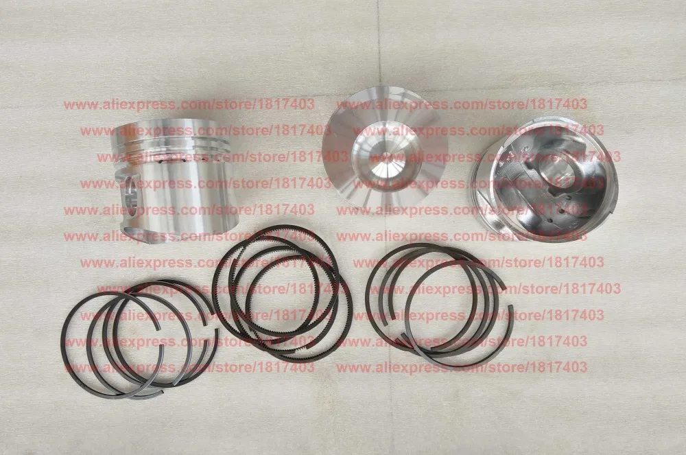 

Piston + piston ring, Yangdong diesel engine parts, Y385 (direct injection)