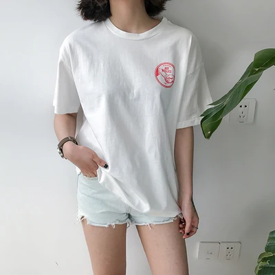 3 цвета,, летние футболки с надписью и мультяшным принтом, женские укороченные топы, женская футболка(B0082