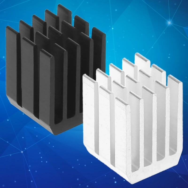 

5Pcs/Set 9*9*12mm Aluminum Cooling Heat Sink Chip RAM Radiator Heatsink Cooler HUDD_2