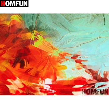 

HOMFUN Full Square/Round Drill 5D DIY Diamond Painting "Color painting" Embroidery Cross Stitch 5D Home Decor A15712