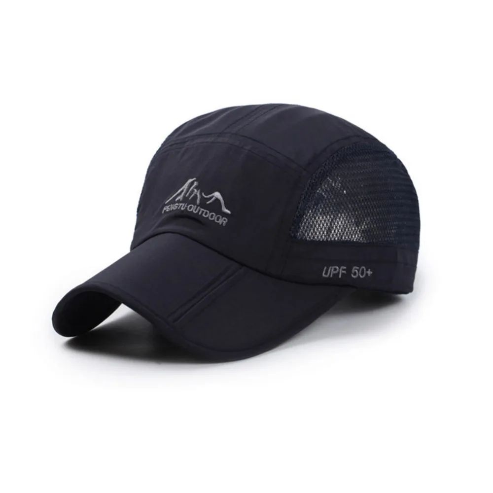 

CRESTGOLF New Sports Hat Cap Men Quick Dry Outdoor Summer Sun Hat mesh Baseball Sports Caps Adjustable Running caps