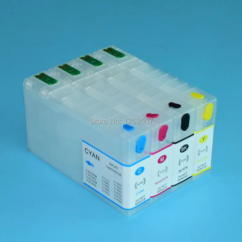 T7861 T7862 T7863 T7864 Empty refillable ink cartridge with chip for