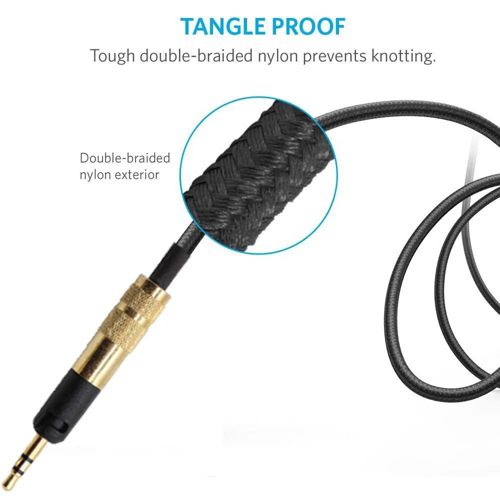 POYATU 3.5mm Male Audio Hifi Headphone Cable For Beats Solo HD Solo2 Solo 3 Studio 2.0 Wireless Mixr Executive Pro Cable Cord (11)