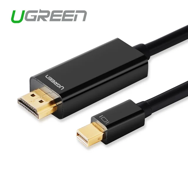 Best Price Ugreen Thunderbolt Display Mini DP to HDMI Cable Male to Male Adapter for Macbook Pro Air Projector Camera TV Support 4K*2K 3D Best Price Ugreen Thunderbolt Display Mini DP to HDMI Cable Male to Male Adapter for Macbook Pro Air Projector Camera TV Support 4K*2K 3D