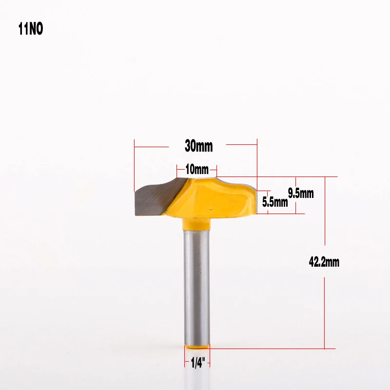 CHWJW 1 шт. 1/" SH деревообрабатывающий дверной каркас кружевной нож дверной гравировальный профилированный кружевной шкаф гравировальный нож импортный Фрезерный резак - Длина режущей кромки: 11No