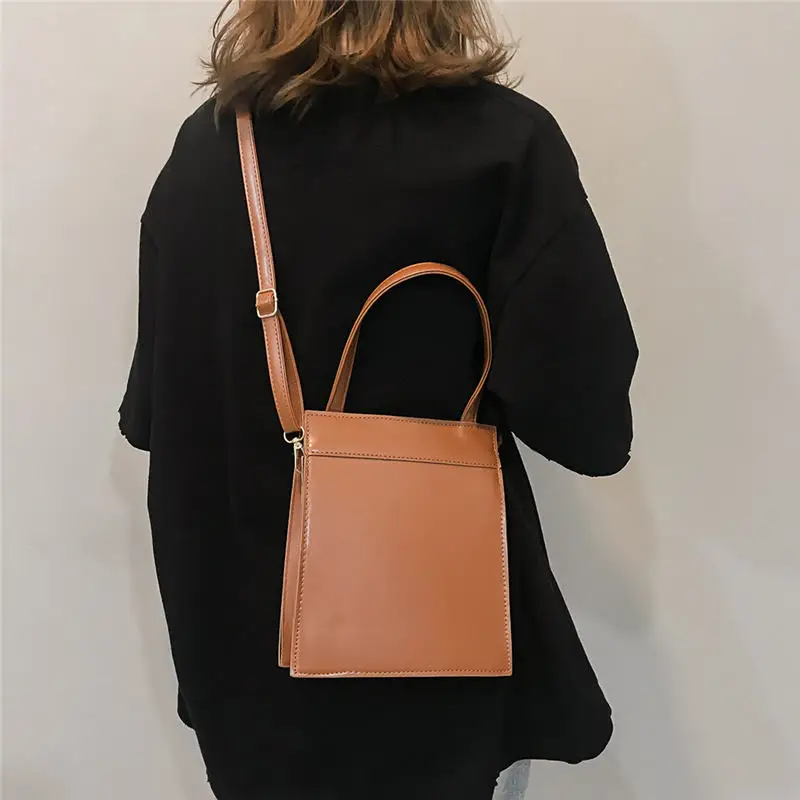  Simple Pure Color Shoulder Bag Crossbody Bag for Women 2019 Messenger Bags handbag women's bag bolsa feminina sac a main 40AP0209