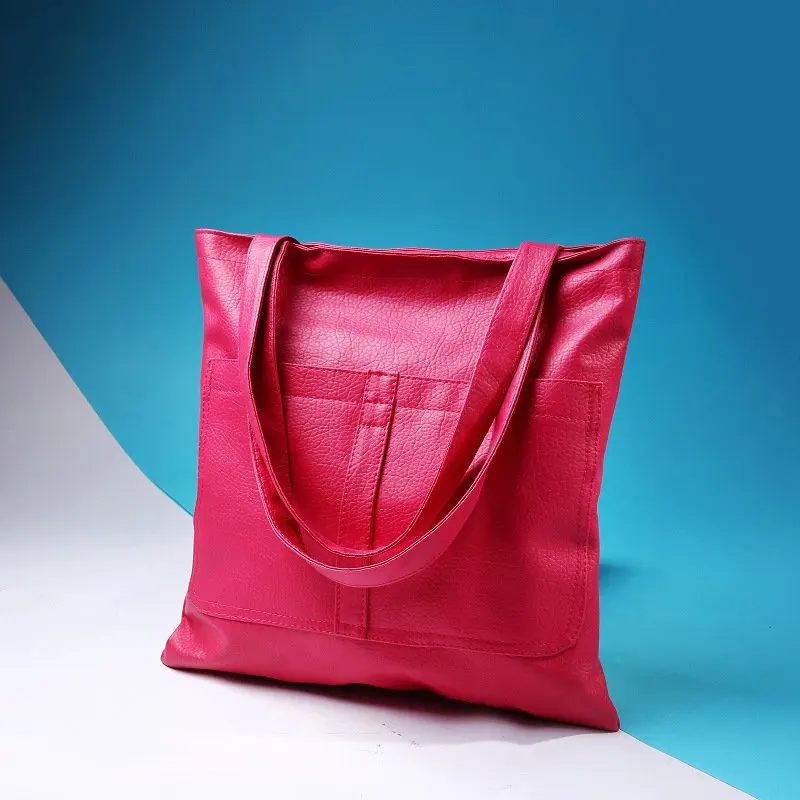 Модные женские сумки Bigs на одно плечо, повседневная сумка-тоут, женские сумки-мессенджеры - Цвет: Ярко-розовый