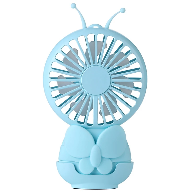 

Handheld Fan Mini Portable Usb Fan Cartoon Charging With Base Small Fan