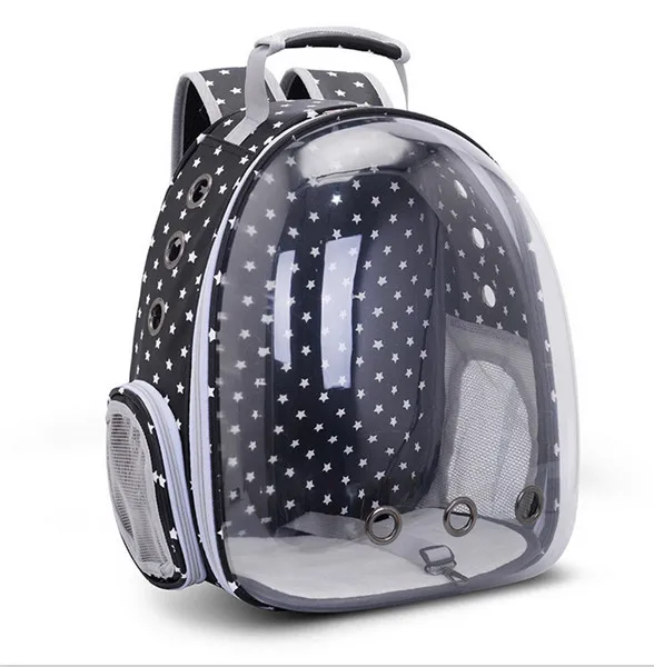 Design Chic Transparent Breathable Astronaut Pet Cat Puppy Carrier Bag Portable Capsule Space Travel Backpack New Fashion