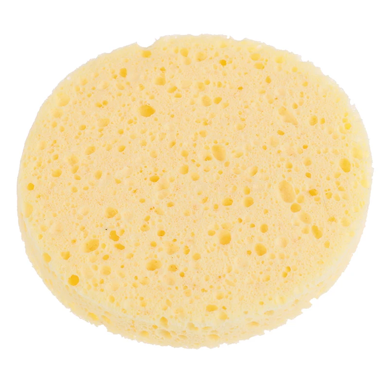 

4pcs Natural Wood Pulp Face Care Cleansing Makeup Remover Tools Sponge Cellulose Compress Cosmetic Puff Facial Washing Sponge