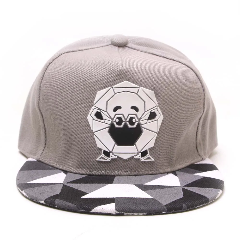 Cartoon Animals Stereoscopic Rubber Unisex Hip Hop Caps Men Outdoor Breathable Shade Trend Snapback Hat For Women Lovely Cap Y14 - Цвет: Gray sheep