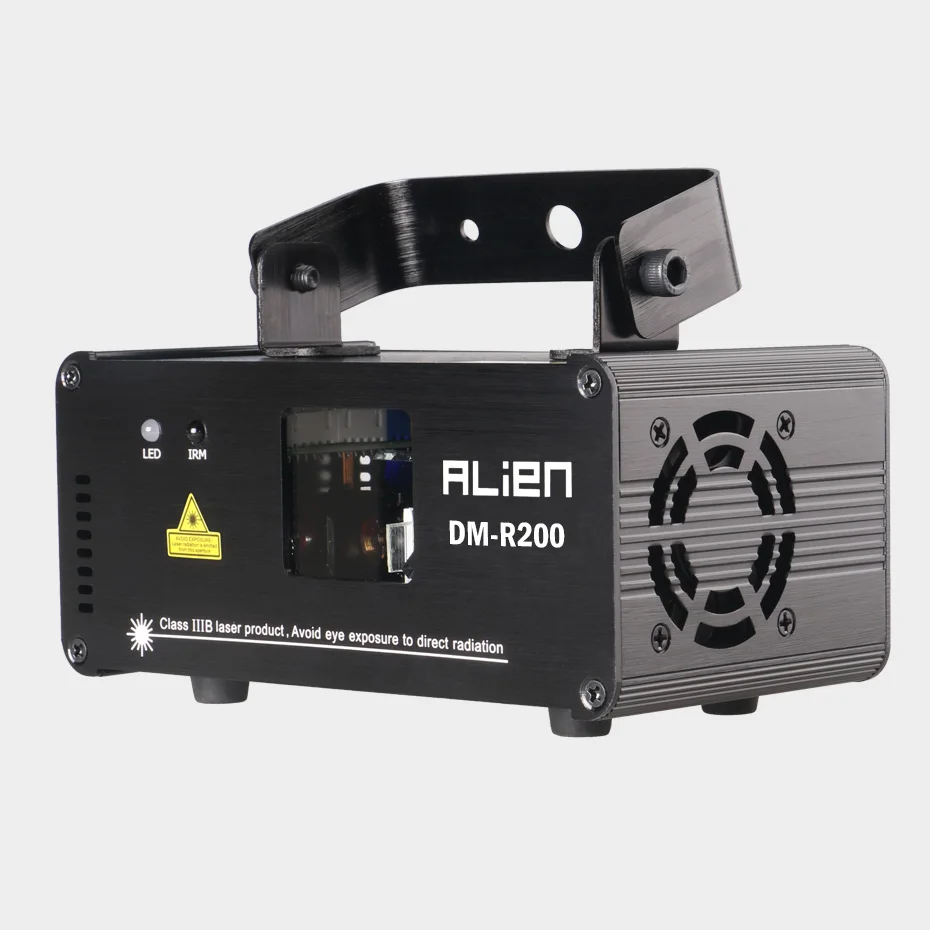 الغريبة عن DMX512 الأحمر 200 mW ضوء الليزر المهنية المرحلة إضاءة الماسح DJ حزب مشاهدة عيد الميلاد ضوء تأثير العارض ديسكو